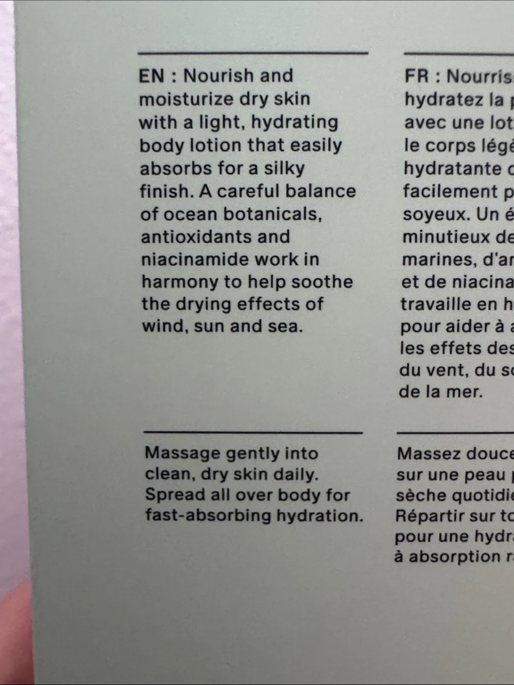 Bergamot & Hinoki Body Lotion — NWT